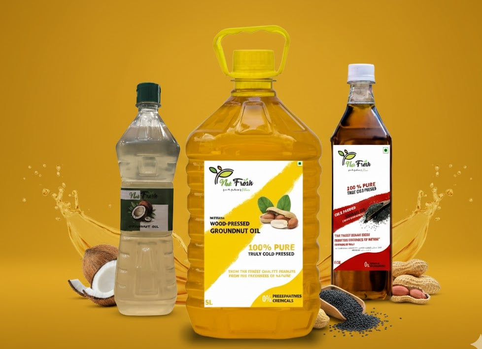 Nat Fresh: Premium Wood & Cold Pressed Oil Family Pack